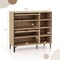 Costway Shoe Storage Cabinet with Flip Doors Adjustable and Removable Shelves for Entryway